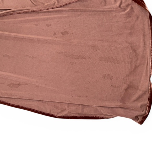 Jenny Yoo Velvet Wrap A-Line Midi Dress - Picture 9 of 9